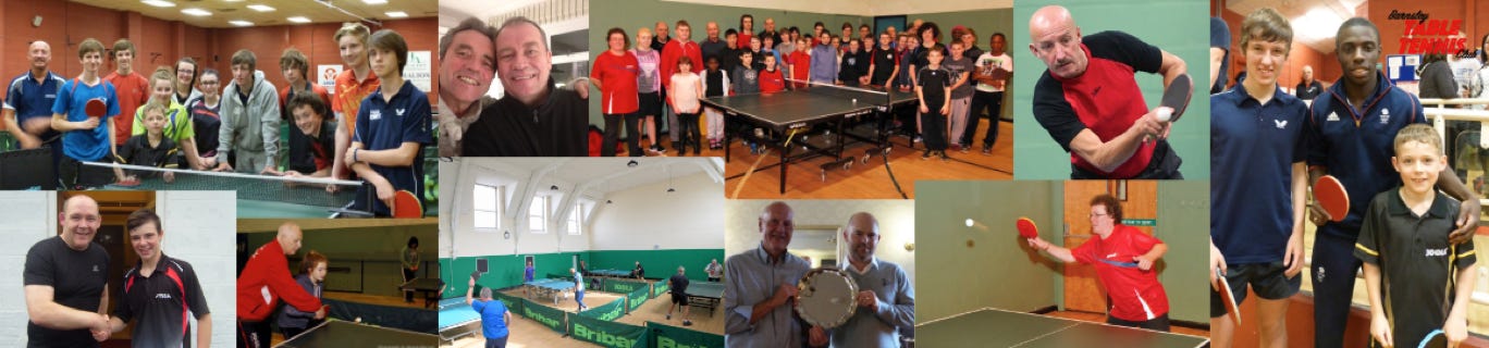 Various images from Barnsley Table Tennis.
